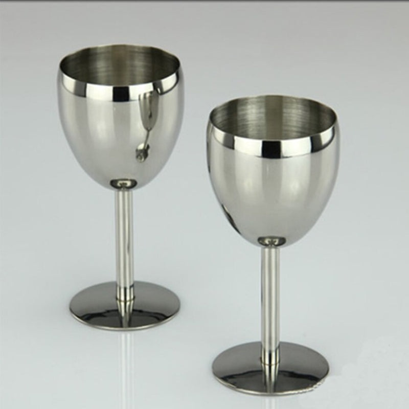 Stainless Steel Wine Glasses