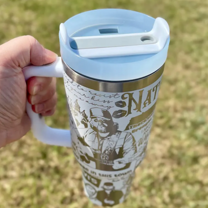 Music Artist Nate Smith Printed Tumbler