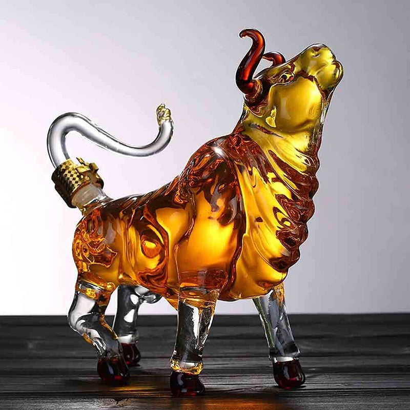 Bull Shaped Liquor Decanter