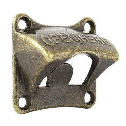 Vintage Style Wall Mounted Bottle Opener