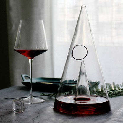 Crystal High-Grade Triangular Decanter