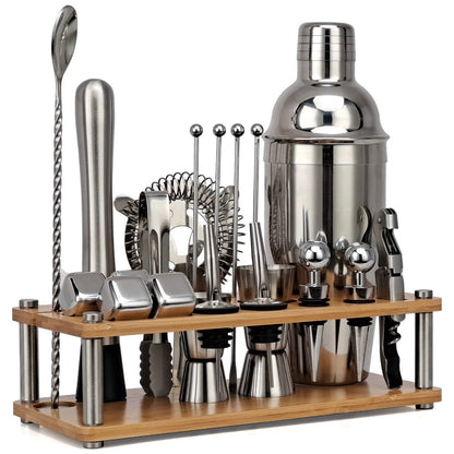 21-Piece Boston Mixology And Craft Cocktail Shaker Set
