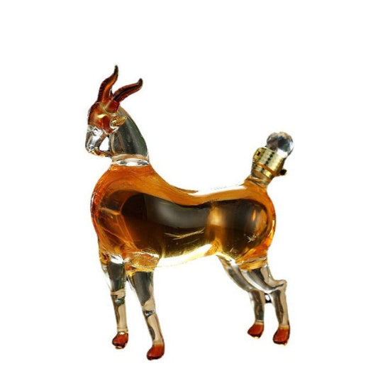 Goat Shaped Whiskey Decanter