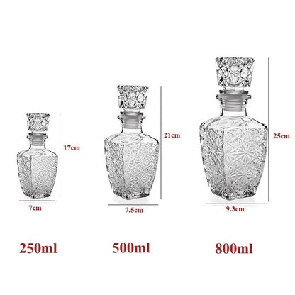 Crystal Glass Liquor Bottle