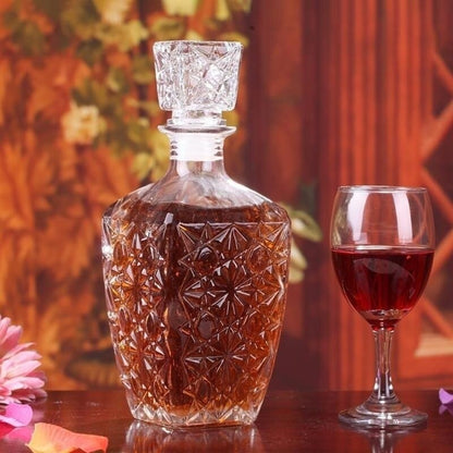 Crystal Glass Liquor Bottle