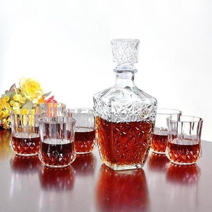 Crystal Glass Liquor Bottle