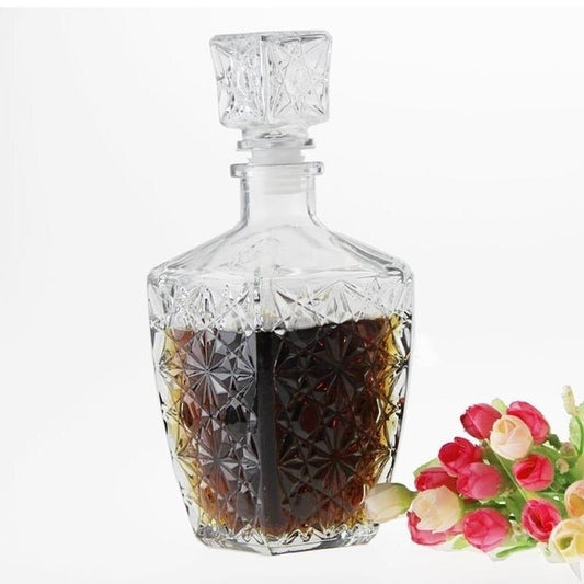 Crystal Glass Liquor Bottle