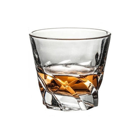 Premium Perfect Whiskey Glasses - Round Shape, Transparent Glass | Ideal for Enjoying the Finest Spirits
