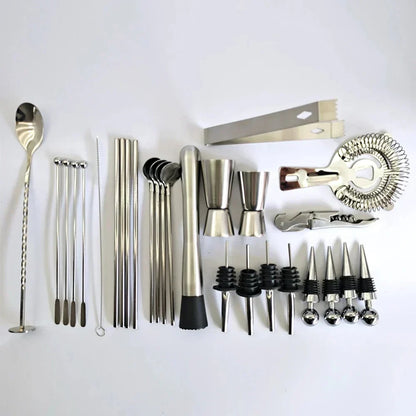 Mini Home Bar Mixology And Craft Cocktail Shaker Set
