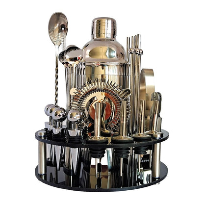 Mini Home Bar Mixology And Craft Cocktail Shaker Set