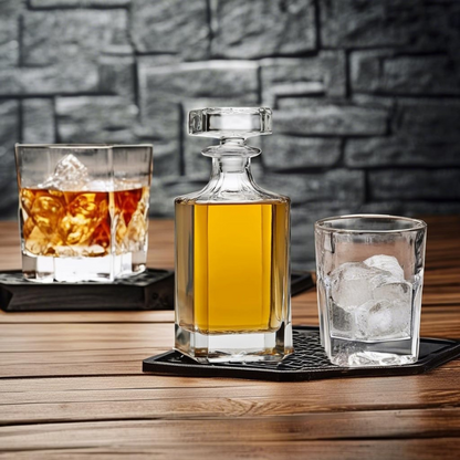 Classic Glass Whiskey Decanter