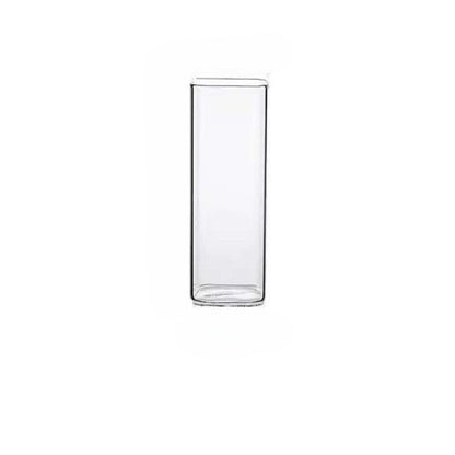 Square Plain Glass Cup