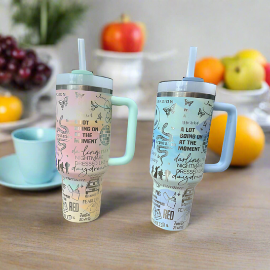 Engraved Swiftie Eras Tumbler