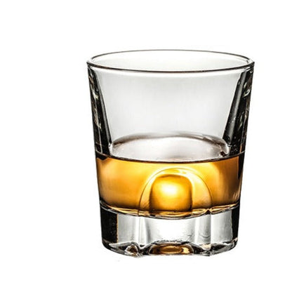 Premium Perfect Whiskey Glasses - Round Shape, Transparent Glass | Ideal for Enjoying the Finest Spirits