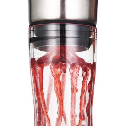 Glass Wine Decanter With Built In Aerator