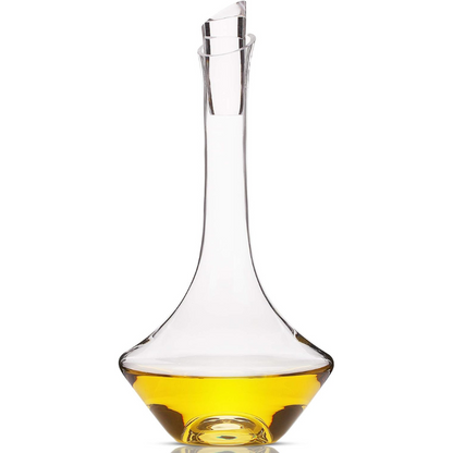 Glass Wine Decanter With Stopper For Aeration And Pouring