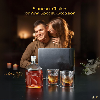 Helmet Inspired Whiskey Decanter Set