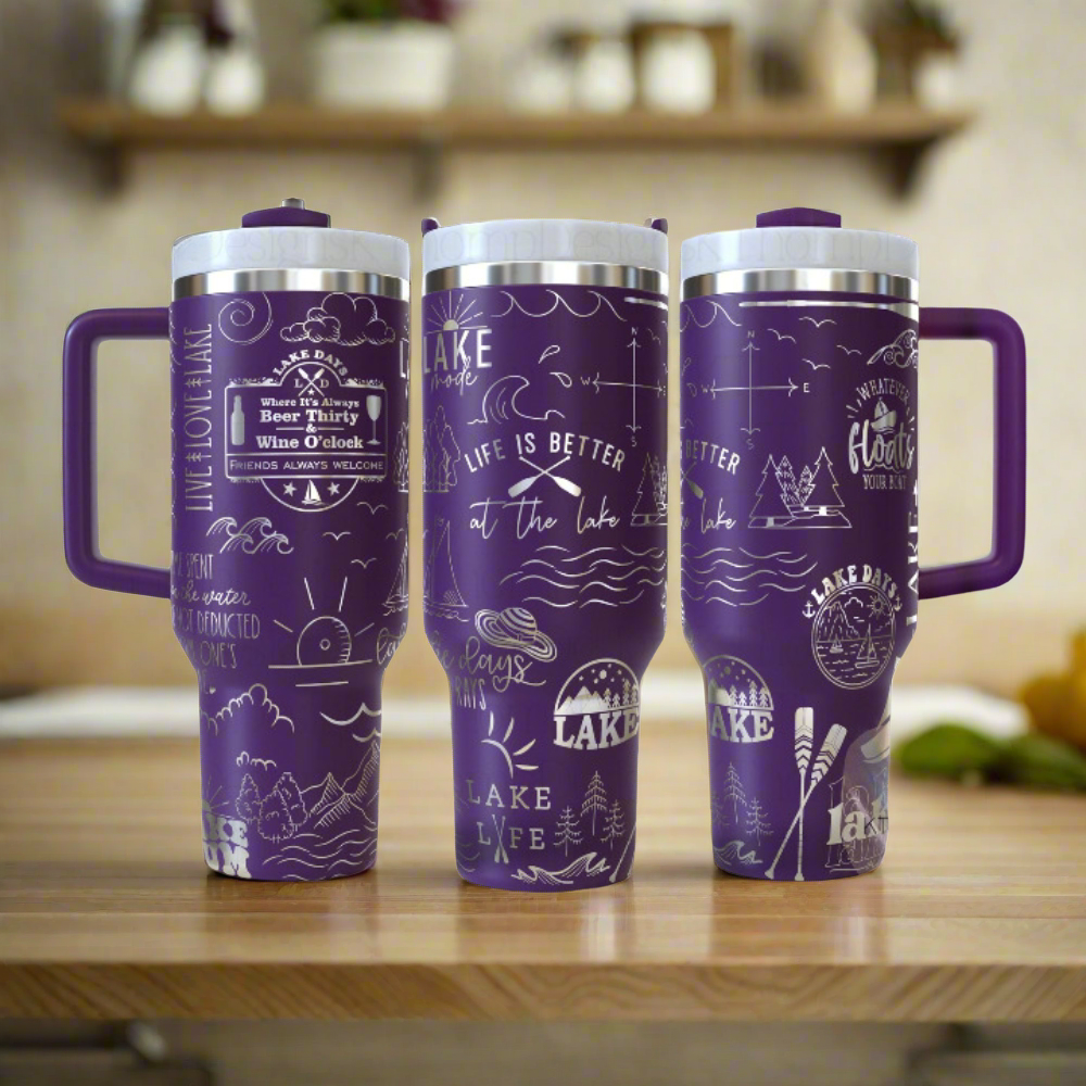Lake Life Travel Tumbler
