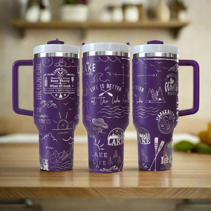 Lake Life Travel Tumbler