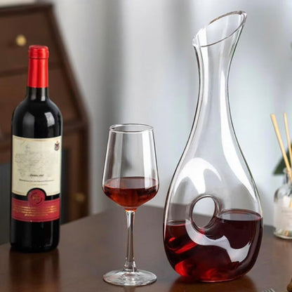 Lead Free Crystal Wine Decanter With Aerator