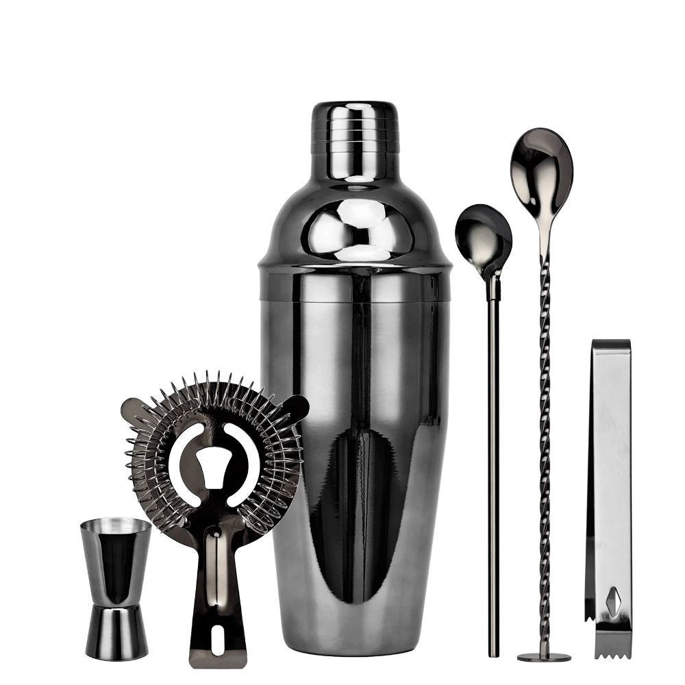 6-Piece Boston Mixology And Craft Cocktail Shaker Set