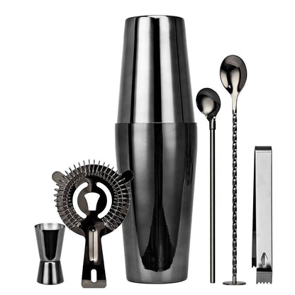 6-Piece Boston Mixology And Craft Cocktail Shaker Set