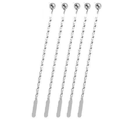5-Piece Cocktail Bar Spoons For Mixing