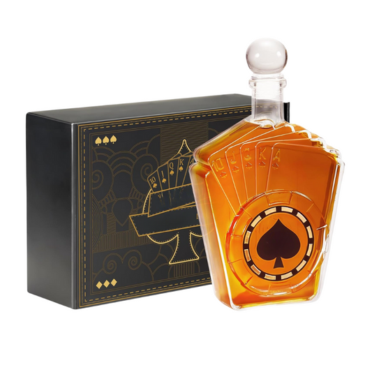 Poker Inspired Whiskey Decanter