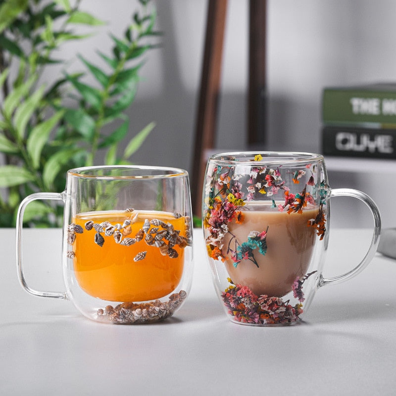 Double Wall Glass Mug