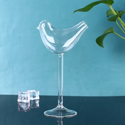 Bird Shaped Cocktail Transparent Glass