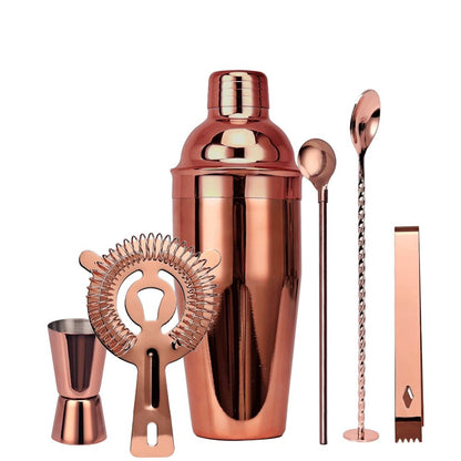 6-Piece Boston Mixology And Craft Cocktail Shaker Set