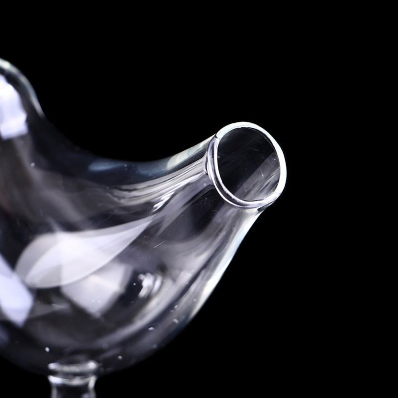 Bird Shaped Cocktail Transparent Glass
