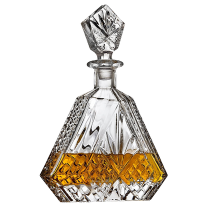 Triangular Irish Design Whiskey Decanter Set