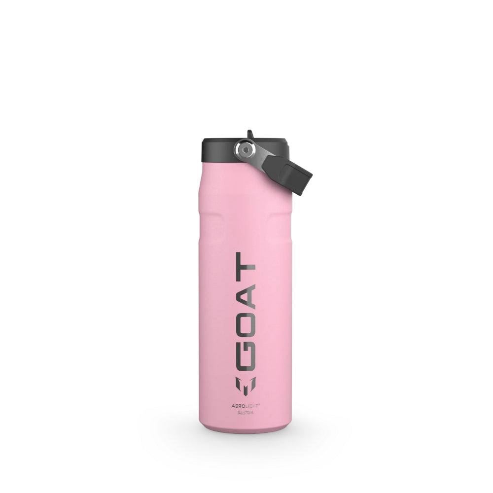 24oz Stainless Steel Bottle With Flip Straw