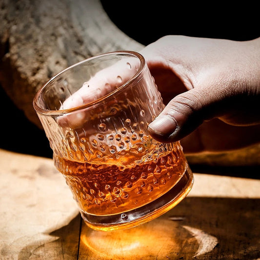 Classic Old Fashioned Scotch Glasses - Vintage Style Whiskey Tumblers