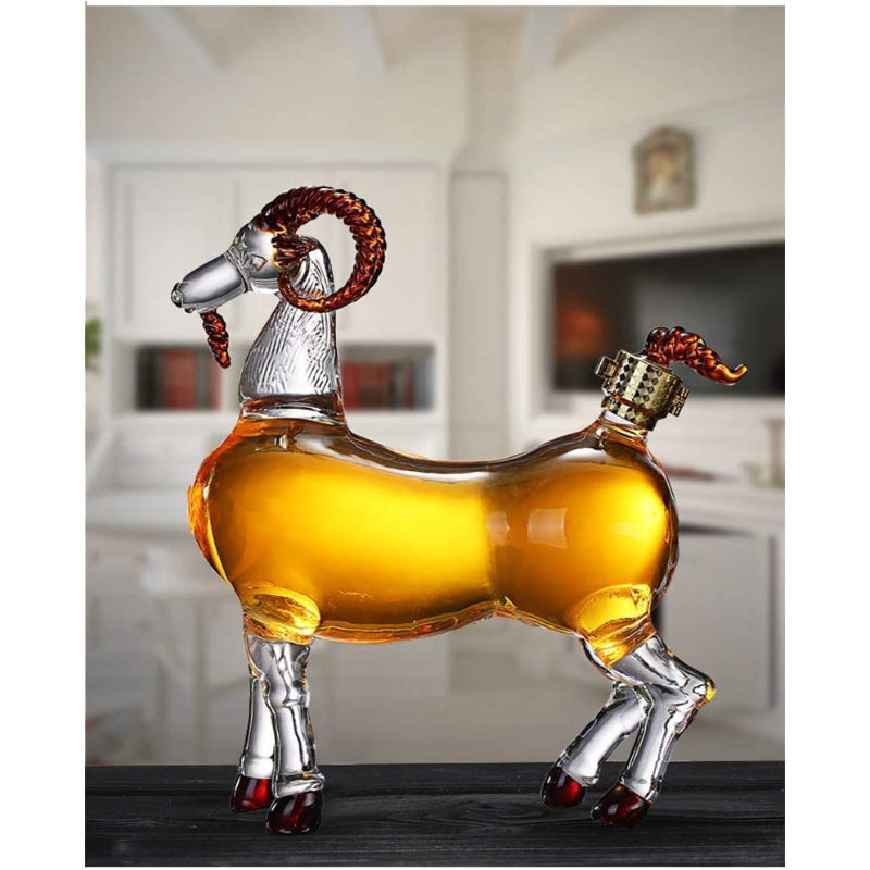 Sheep Shaped Decanter For Wine And Whiskey