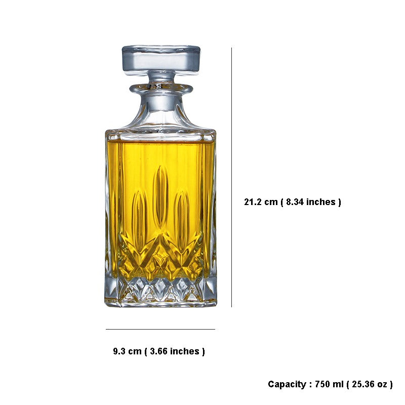Crystal Shaped Decanter