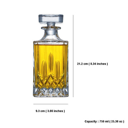 Crystal Shaped Decanter