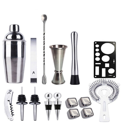 16 Pieces Boston Mixology And Craft Cocktail Shaker Set