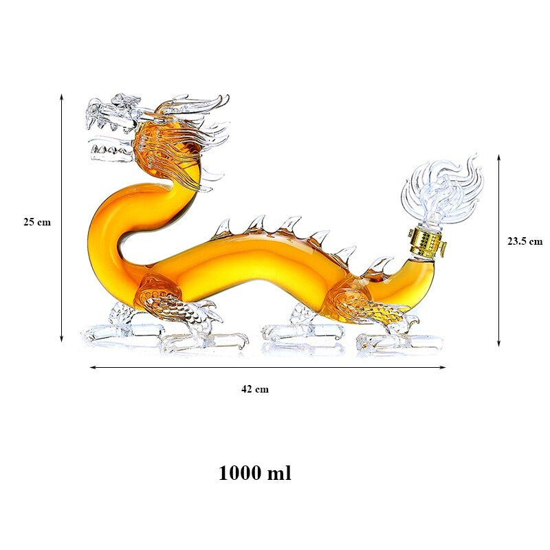 Stylish Dragon Shaped Decanter