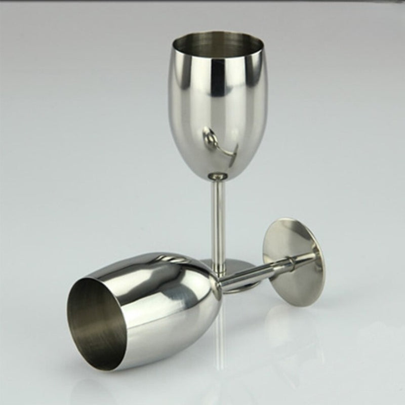 Stainless Steel Wine Glasses
