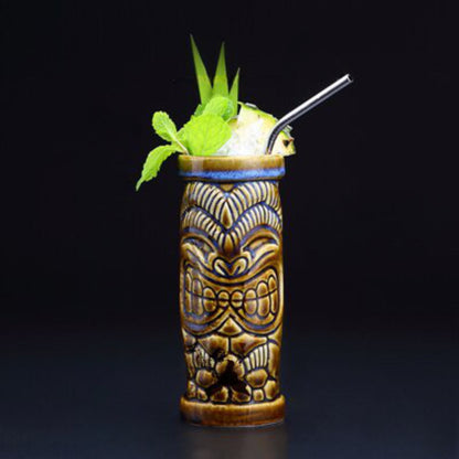 Ceramic Tribal Patterned Drink Mug