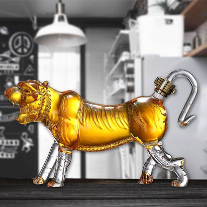 Tiger Shaped Decanter