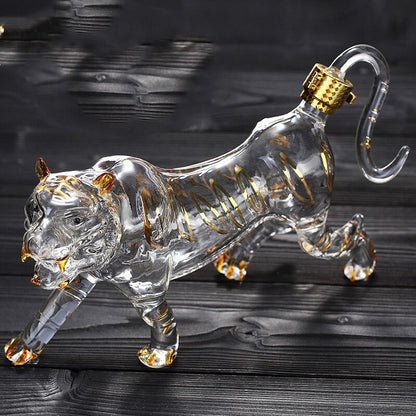 Tiger Shaped Decanter
