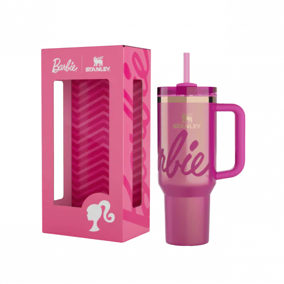 The Barbie X Stanley Icon Quencher H2.0 FlowState Tumbler 40oz 1.18L Limited Edition