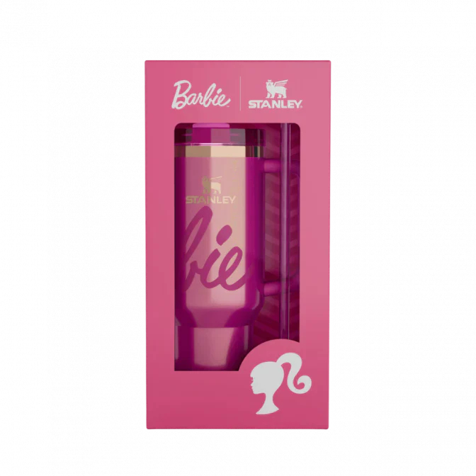 The Barbie X Stanley Icon Quencher H2.0 FlowState Tumbler 40oz 1.18L Limited Edition