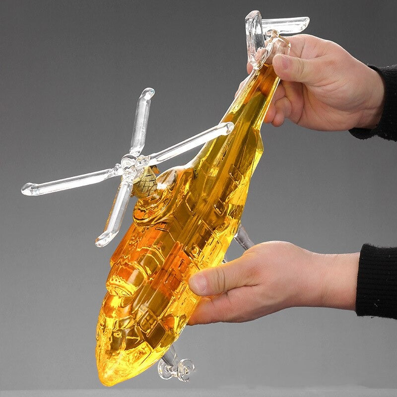 Helicopter Shaped Decanter For Liquor