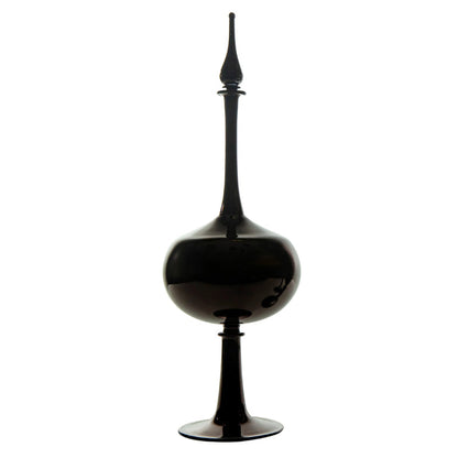 Handmade Classic Black Finished Decanter