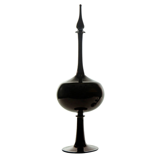 Handmade Classic Black Finished Decanter