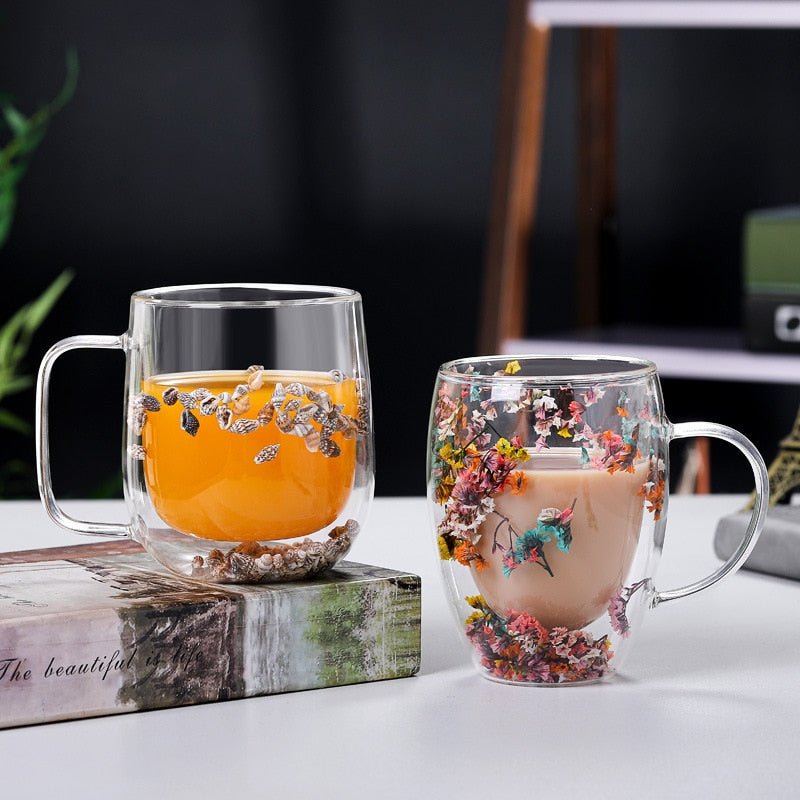 Double Wall Glass Mug